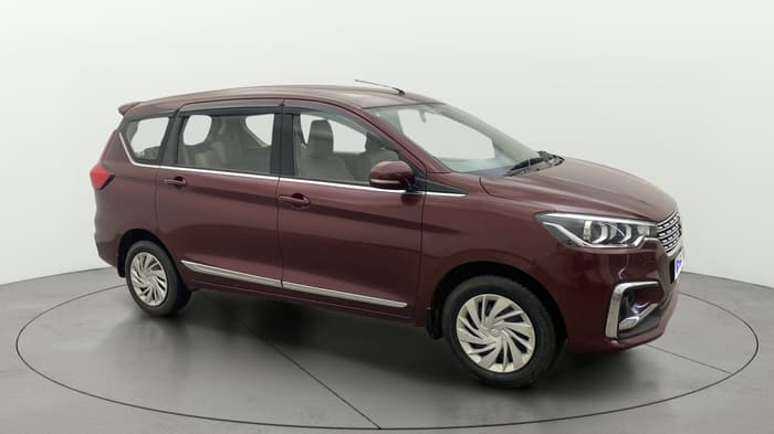 2021 Maruti Ertiga VXI AT SHVS, Petrol, Automatic, 63,821 km, Right Front Diagonal