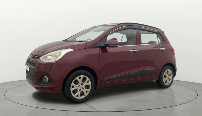 2014 Hyundai Grand i10 SPORTZ 1.2 KAPPA VTVT, Petrol, Manual, 66,342 km, Left Front Diagonal