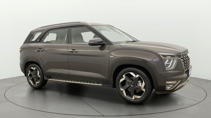 2022 Hyundai ALCAZAR 2.0 SIGNATURE (O) AT 6STR, Petrol, Automatic, 12,345 km, Right Front Diagonal