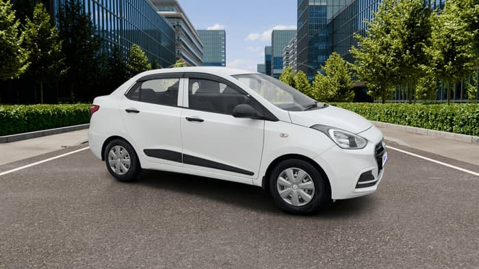 2019 Hyundai Xcent E, CNG, Manual, 80,103 km, Right Front Diagonal
