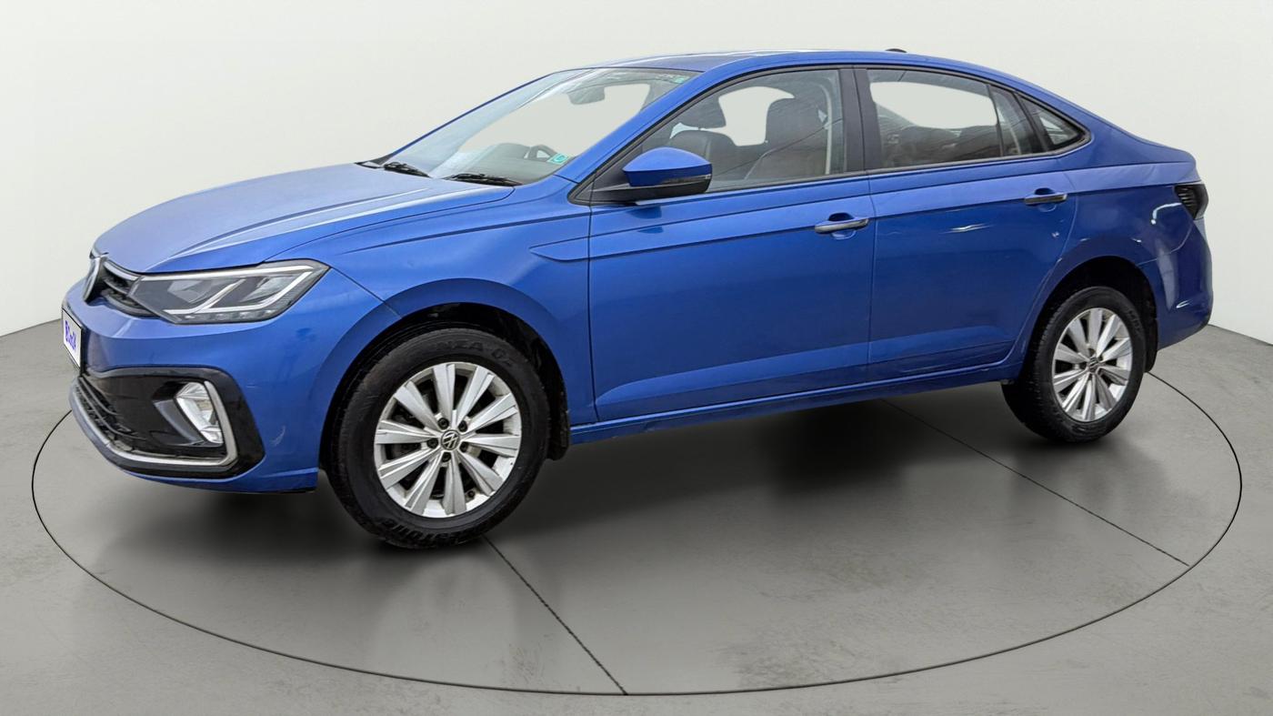 2022 Volkswagen VIRTUS HIGHLINE TSI 1.0 MT, Petrol, Manual, 37,119 km, Left Front Diagonal