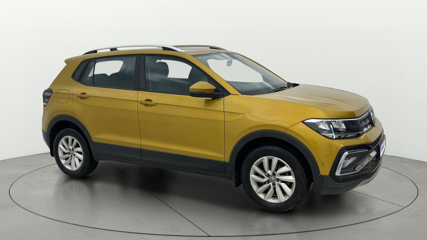 2022 Volkswagen TAIGUN HIGHLINE 1.0 TSI MT, Petrol, Manual, 25,450 km, Right Front Diagonal