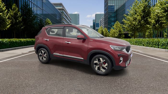2020 KIA SONET GTX PLUS 1.0 DCT, Petrol, Automatic, 66,383 km, Right Front Diagonal