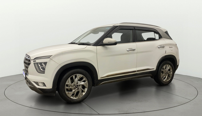 2020 Hyundai Creta SX IVT 1.5 PETROL, Petrol, Automatic, 1,24,656 km, Left Front Diagonal