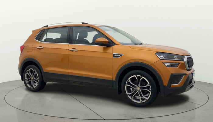 2021 Skoda KUSHAQ STYLE 1.0L TSI AT, Petrol, Automatic, 28,029 km, Right Front Diagonal