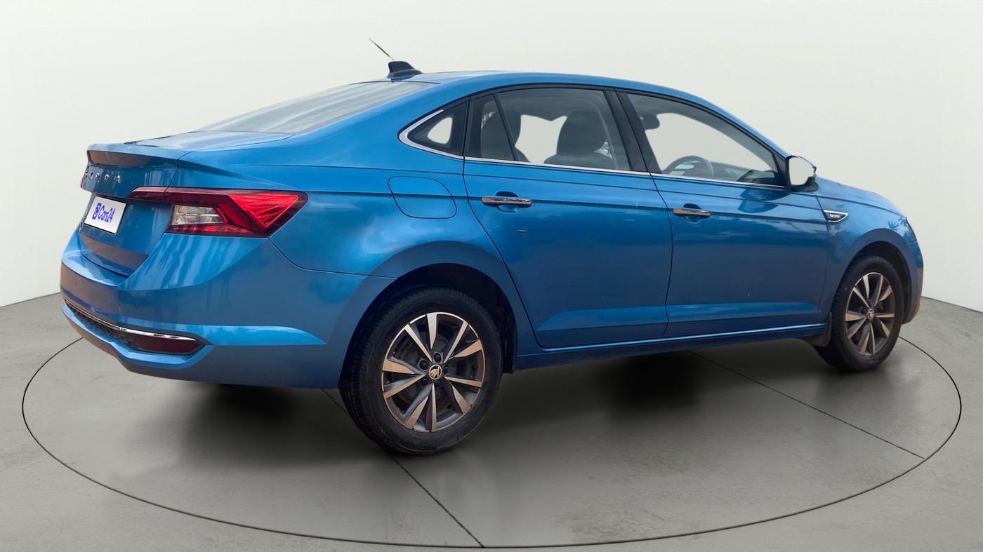2022 Skoda SLAVIA STYLE 1.5L TSI DSG, Petrol, Automatic, 50,827 km, Right Back Diagonal