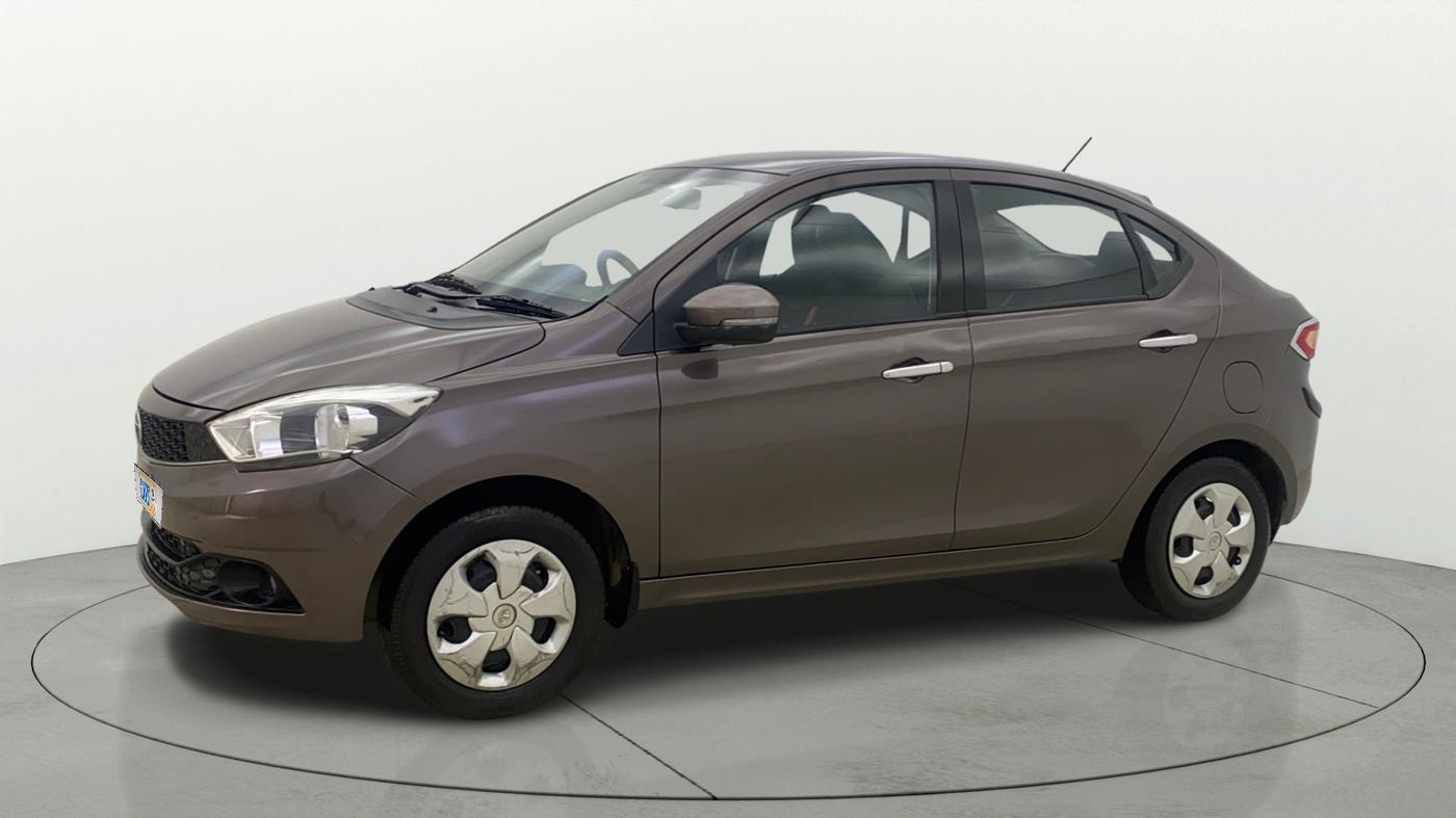 2018 Tata TIGOR XTA PETROL, CNG, Automatic, 84,939 km, Left Front Diagonal