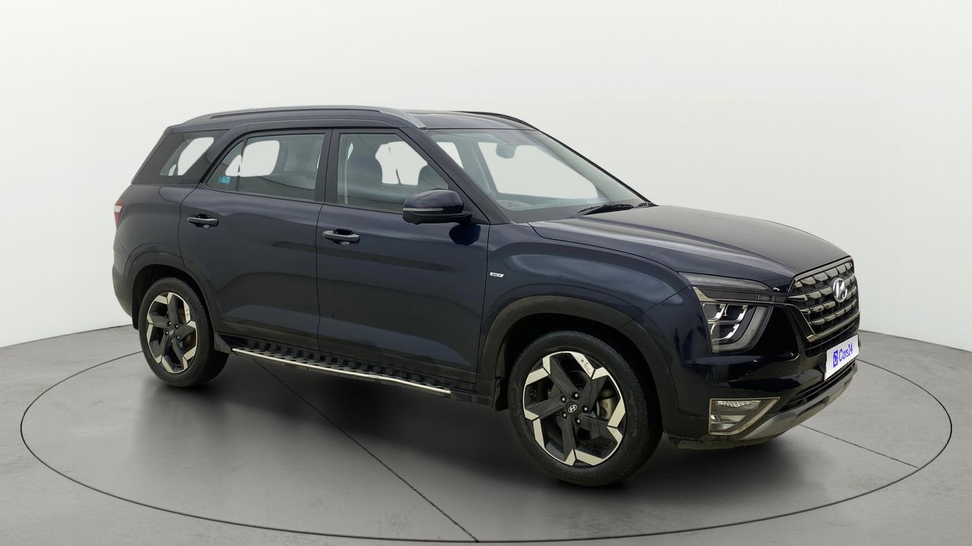 2023 Hyundai ALCAZAR 1.5 SIGNATURE (O) TURBO DCT 7, Petrol, Automatic, 36,065 km, Right Front Diagonal