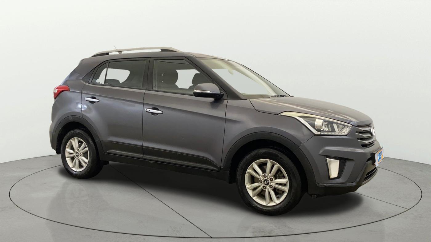 2017 Hyundai Creta SX PLUS 1.6 PETROL, Petrol, Manual, 45,722 km, Right Front Diagonal