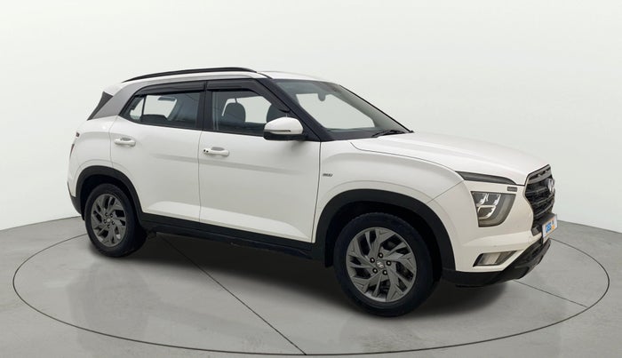 2020 Hyundai Creta SX (O) 1.4 TURBO DCT, Petrol, Automatic, 43,939 km, Right Front Diagonal