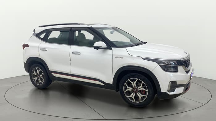 2020 KIA SELTOS GTX PLUS AT 1.5 DIESEL, Diesel, Automatic, 75,076 km, Right Front Diagonal