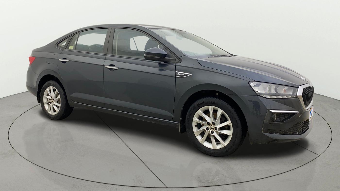 2022 Skoda SLAVIA AMBITION 1.0L TSI AT, Petrol, Automatic, 40,074 km, Right Front Diagonal