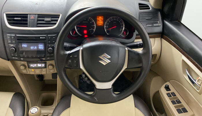 2015 Maruti Swift Dzire ZXI, Petrol, Manual, 71,348 km, Steering Wheel Close Up