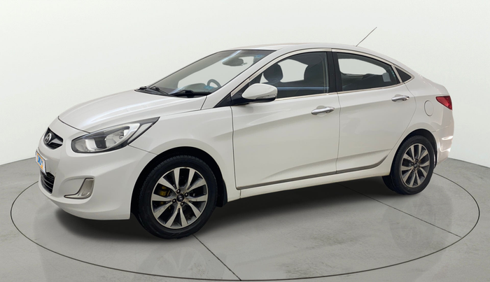 2014 Hyundai Verna FLUIDIC 1.4 CRDI CX, Diesel, Manual, 98,279 km, Left Front Diagonal