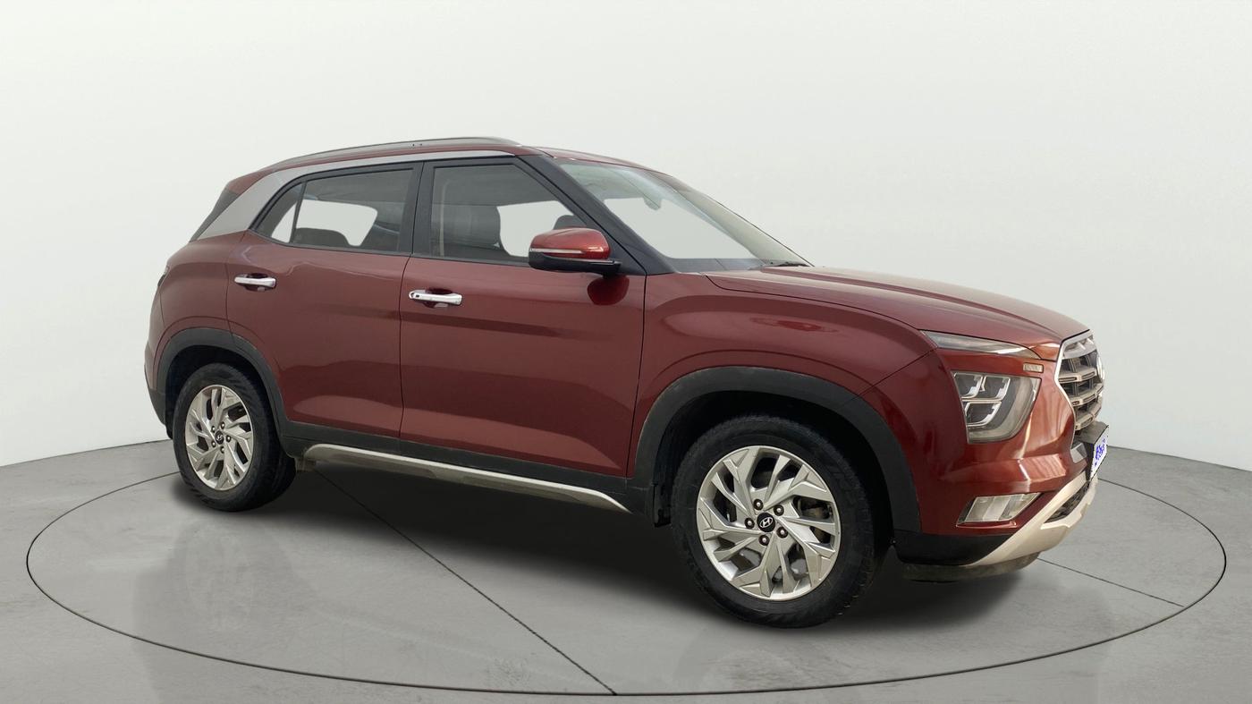 2022 Hyundai Creta SX 1.5 PETROL, Diesel, Manual, 1,03,051 km, Right Front Diagonal