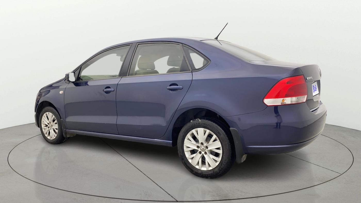 2015 Volkswagen Vento HIGHLINE DIESEL 1.5, Diesel, Manual, 60,240 km, Left Back Diagonal