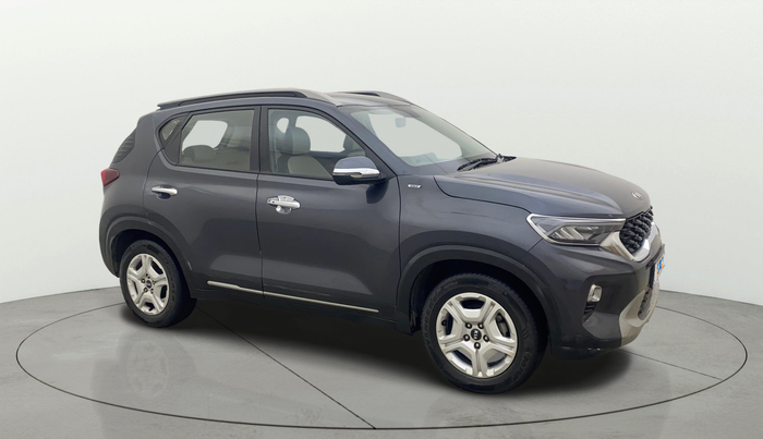 2020 KIA SONET HTX 1.0 IMT, Petrol, Manual, 14,394 km, Right Front Diagonal