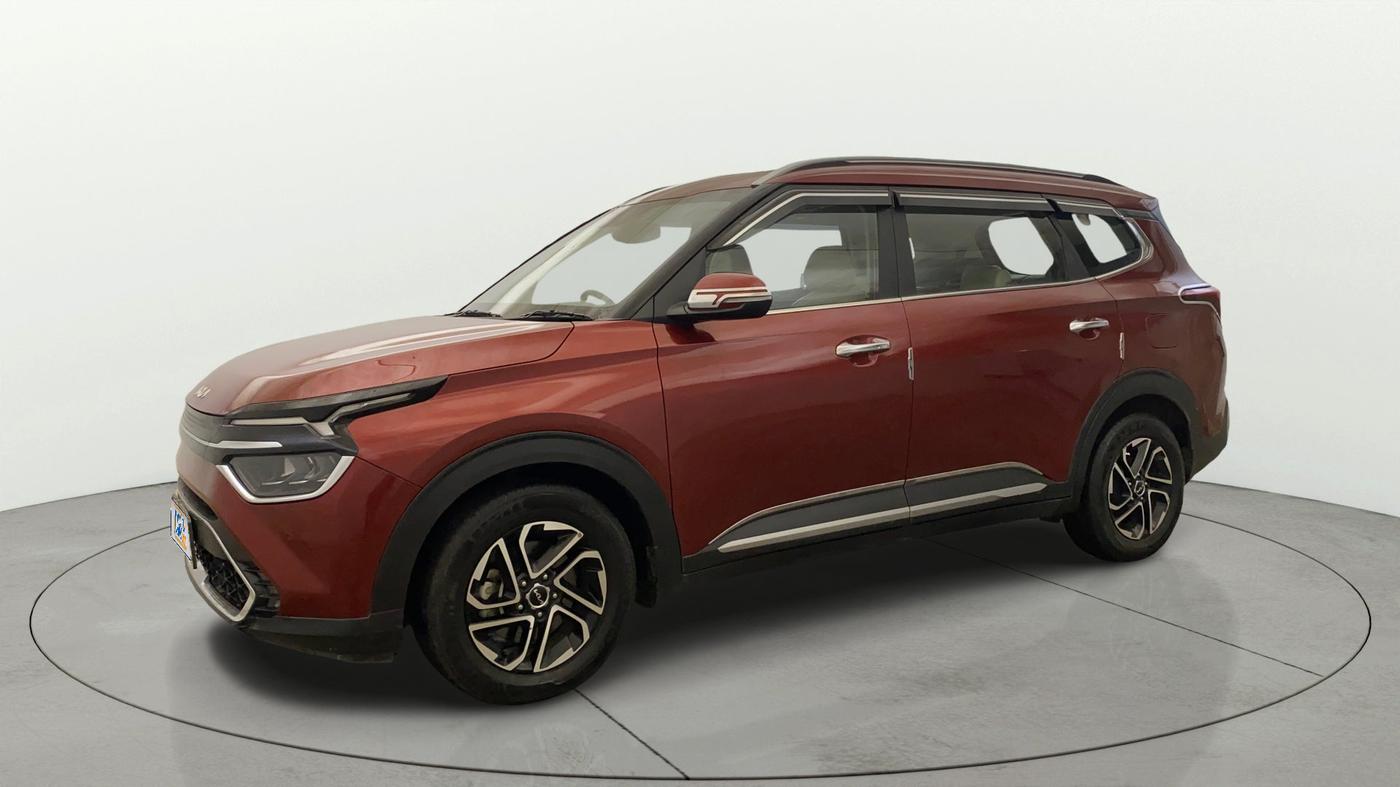 2022 KIA CARENS LUXURY PLUS 1.4 PETROL DCT 7 STR, Petrol, Automatic, 37,117 km, Left Front Diagonal