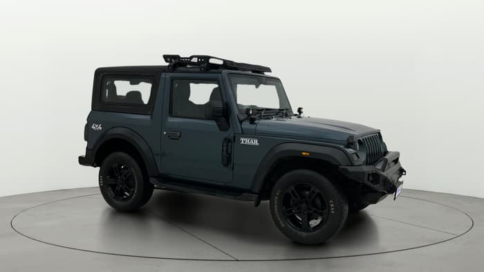 2022 Mahindra Thar LX PETROL HT 4WD AT, Petrol, Automatic, 29,528 km, Right Front Diagonal