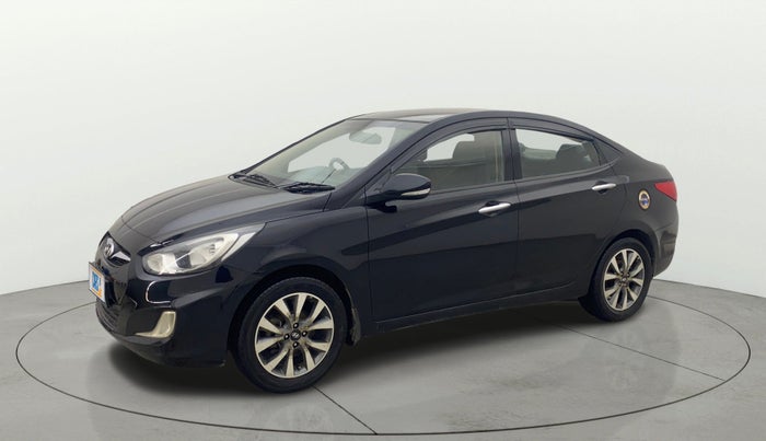 2014 Hyundai Verna FLUIDIC 1.6 VTVT SX, Petrol, Manual, 1,01,092 km, Left Front Diagonal