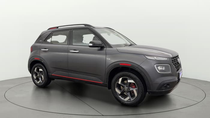 2021 Hyundai VENUE SX 1.0 (O) TURBO IMT DUAL TONE, Petrol, Manual, 53,814 km, Right Front Diagonal