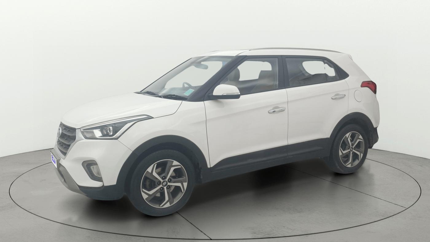 2018 Hyundai Creta SX AT 1.6 PETROL, Petrol, Automatic, 55,129 km, Left Front Diagonal