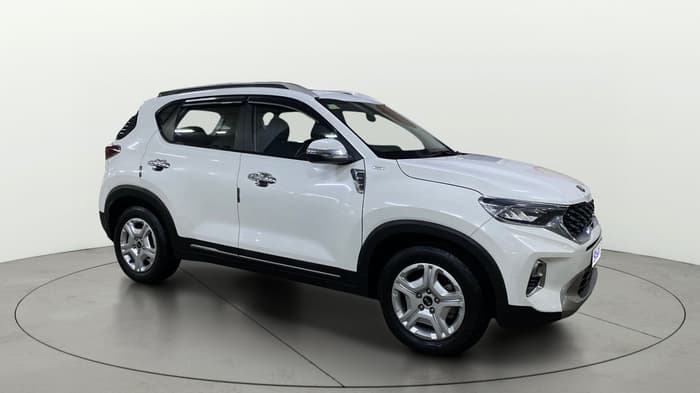 2020 KIA SONET HTX 1.0 IMT, Petrol, Manual, 65,235 km, Right Front Diagonal