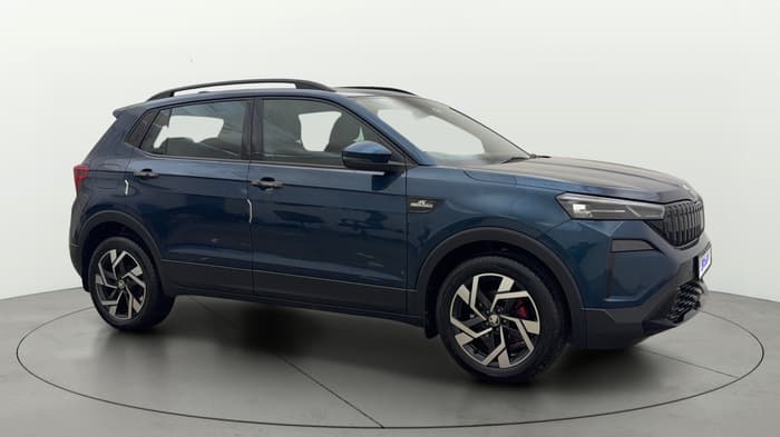 2026 Skoda KUSHAQ MONTE CARLO 1.5L TSI DSG, Petrol, Automatic, 5,666 km, Right Front Diagonal