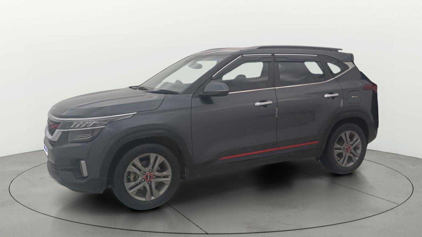 2023 KIA SELTOS HTX IVT, Petrol, Automatic, 43,354 km, Left Front Diagonal