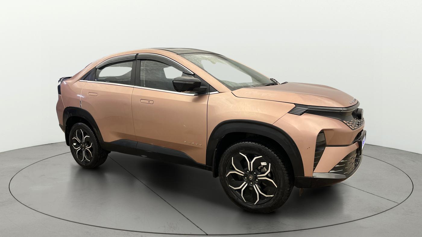 2025 Tata Curvv Accomplished S 1.2 Petrol 7DCA, Petrol, Automatic, 6,845 km, Right Front Diagonal