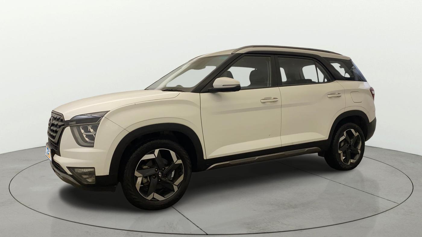 2023 Hyundai ALCAZAR PLATINUM 1.5 TURBO PETROL MT 7STR, Petrol, Manual, 2,159 km, Left Front Diagonal