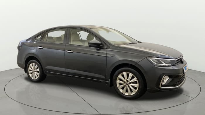2022 Volkswagen VIRTUS HIGHLINE TSI 1.0 AT, Petrol, Automatic, 37,536 km, Right Front Diagonal