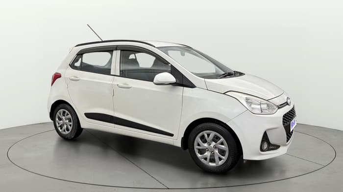 2017 Hyundai Grand i10 SPORTZ (O) 1.2 KAPPA VTVT, Petrol, Manual, 64,067 km, Right Front Diagonal