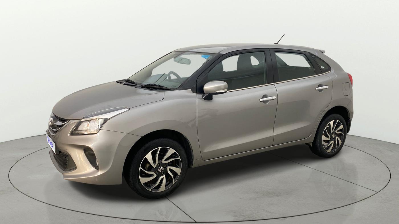 2020 Toyota Glanza V, Petrol, Manual, 43,323 km, Left Front Diagonal