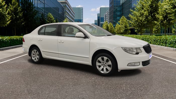 2013 Skoda Superb ELEGANCE 2.0 TDI CR AT, Diesel, Automatic, 68,183 km, Right Front Diagonal