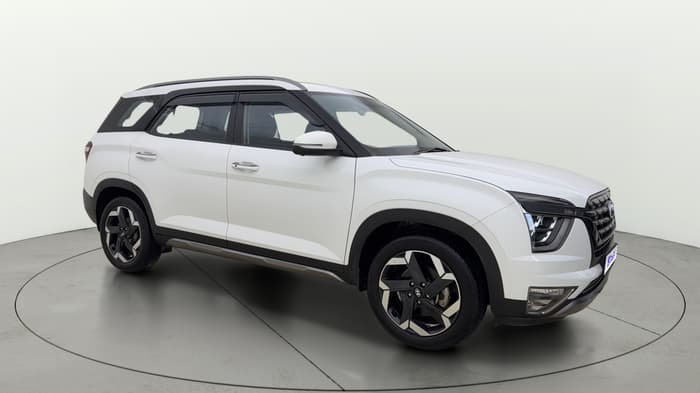 2023 Hyundai ALCAZAR PLATINUM 1.5 TURBO PETROL MT 7STR, Petrol, Manual, 12,526 km, Right Front Diagonal