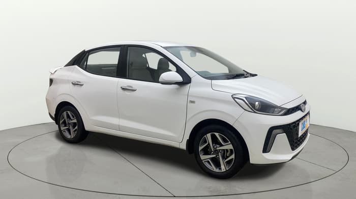 2024 Hyundai AURA SX PLUS 1.2 AMT, Petrol, Automatic, 12,164 km, Right Front Diagonal