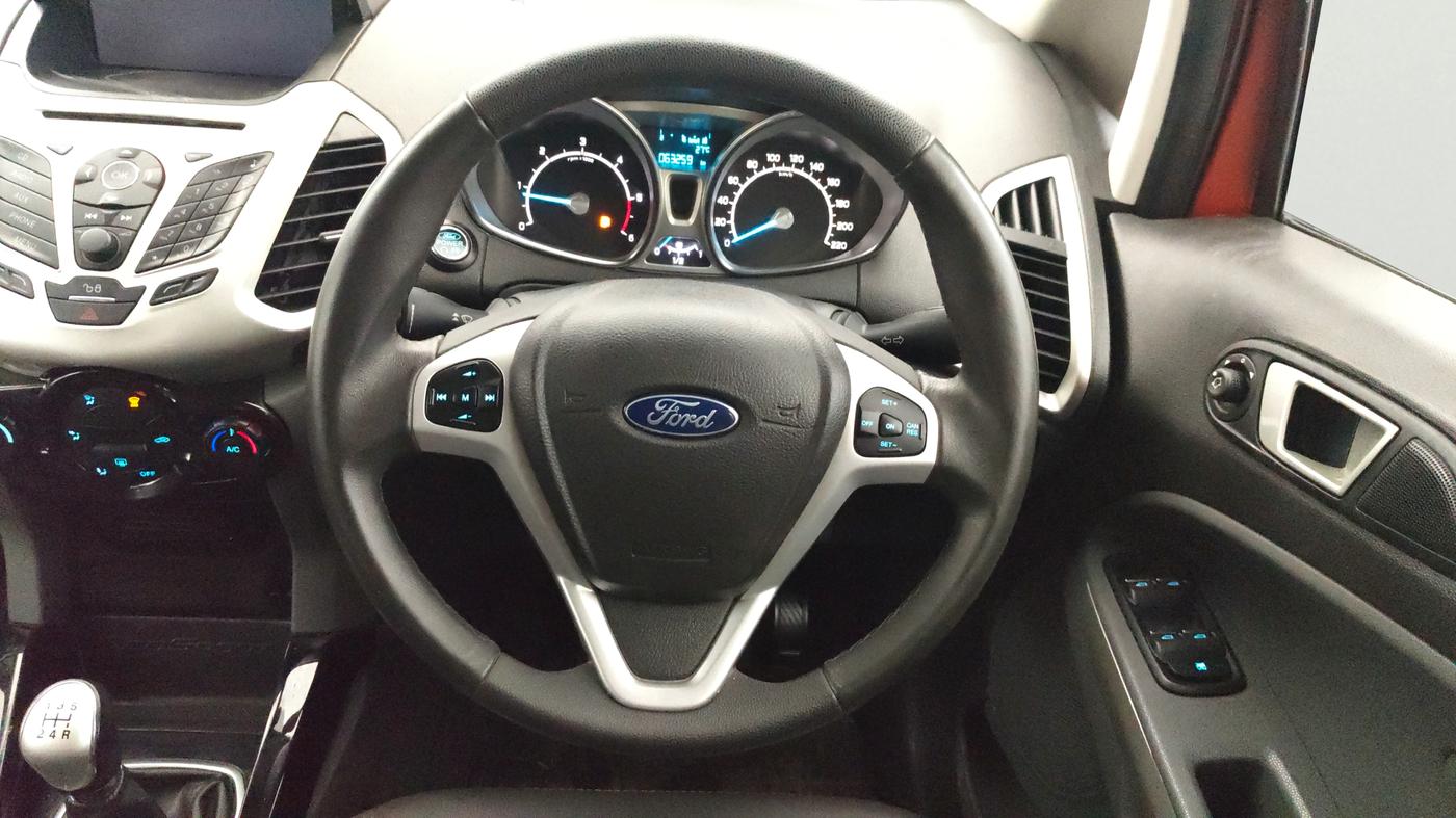2017 Ford Ecosport TITANIUM 1.5L DIESEL, Diesel, Manual, 63,235 km, Steering Wheel Close Up