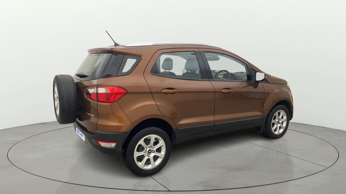 2019 Ford Ecosport TITANIUM + 1.5L PETROL AT, Petrol, Automatic, 37,556 km, Right Back Diagonal