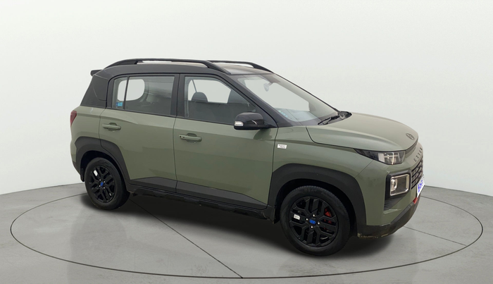 2024 Hyundai EXTER SX (O) Connect 1.2 AMT Knight Edition, Petrol, Automatic, 4,295 km, Right Front Diagonal