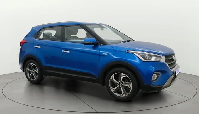 2018 Hyundai Creta SX AT 1.6 PETROL, Petrol, Automatic, 30,314 km, Right Front Diagonal
