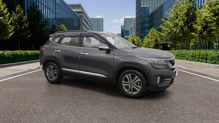 2021 KIA SELTOS HTX IVT 1.5 PETROL, Petrol, Automatic, 60,711 km, Right Front Diagonal