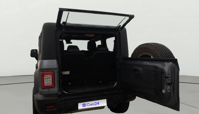 2024 Mahindra Thar LX P 2WD AT HT, Petrol, Automatic, 31,978 km, Boot Door Open
