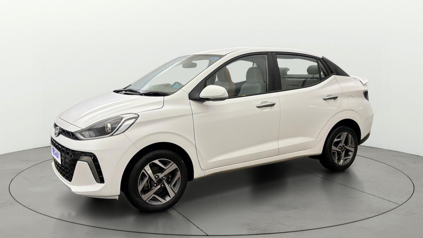 2023 Hyundai AURA SX PLUS 1.2 AMT, Petrol, Automatic, 14,929 km, Left Front Diagonal
