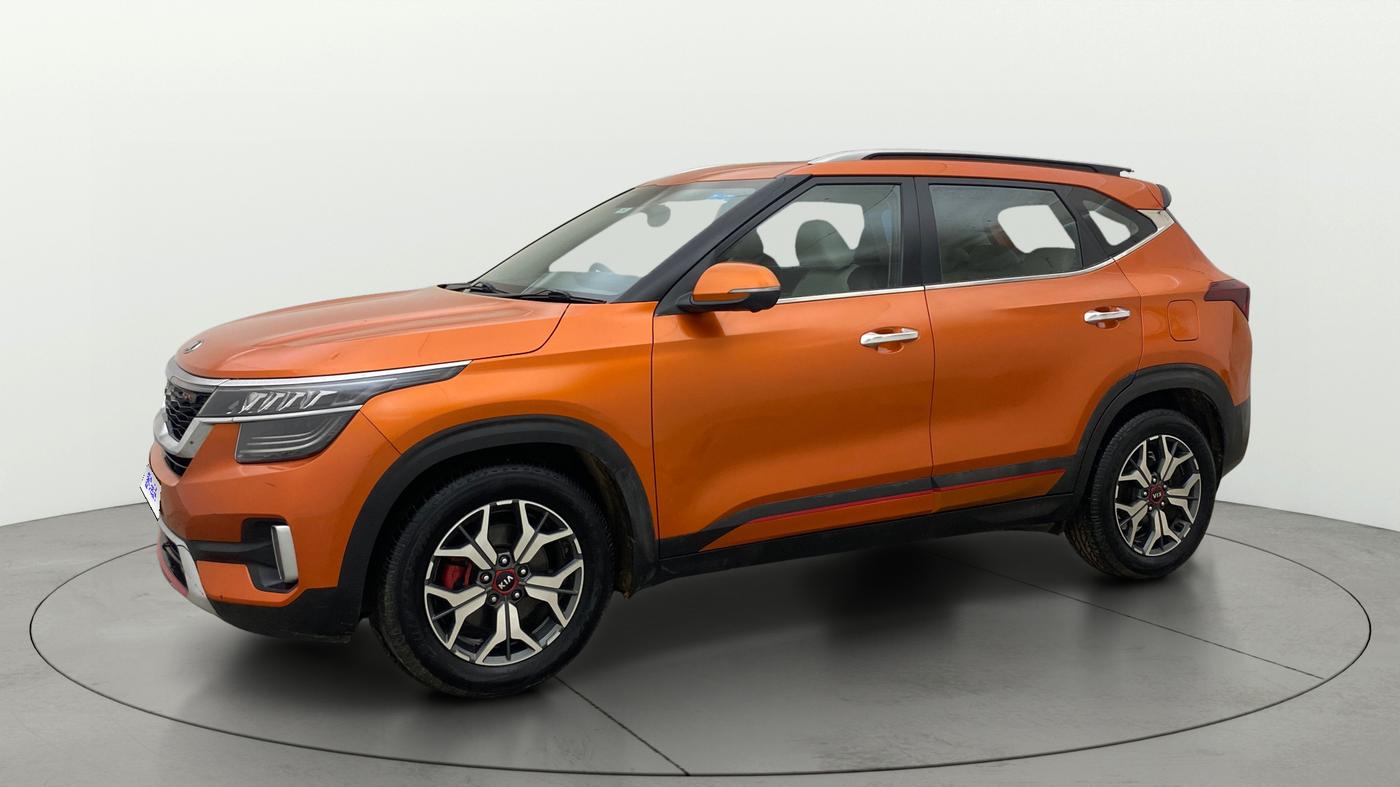 2020 KIA SELTOS GTX PLUS AT 1.5 DIESEL, Diesel, Automatic, 1,00,846 km, Left Front Diagonal