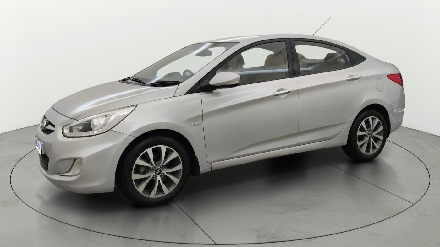 2014 Hyundai Verna FLUIDIC 1.6 CRDI SX OPT AT, Diesel, Automatic, 74,245 km, Left Front Diagonal