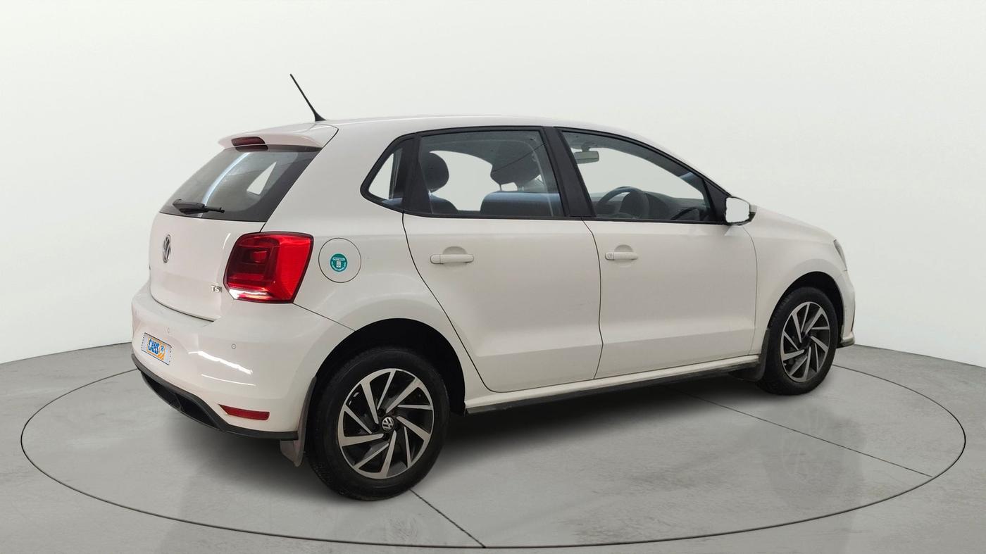 2021 Volkswagen Polo COMFORTLINE 1.0L TSI AT, Petrol, Automatic, 32,487 km, Right Back Diagonal