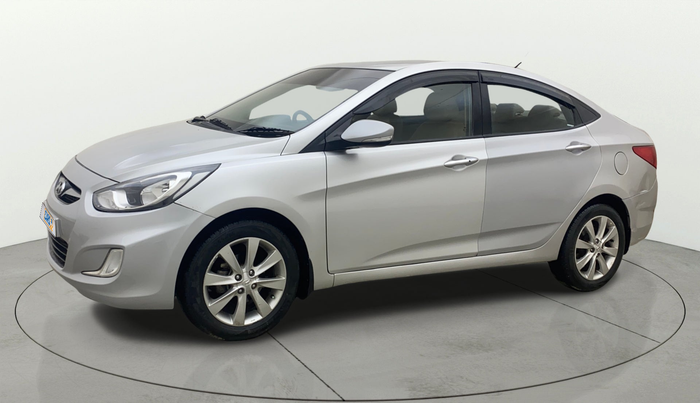 2013 Hyundai Verna FLUIDIC 1.6 VTVT SX OPT AT, Petrol, Automatic, 86,324 km, Left Front Diagonal