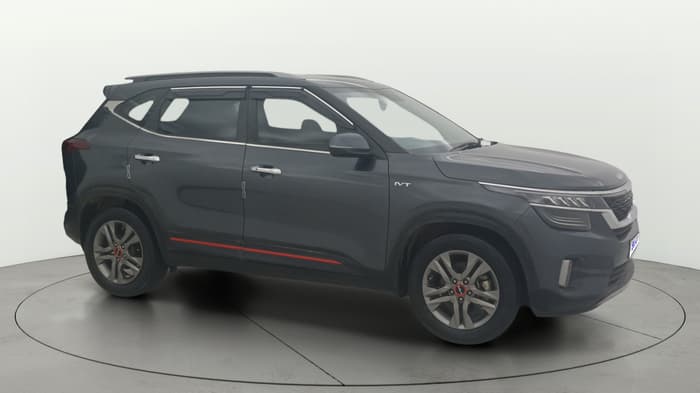 2023 KIA SELTOS HTX IVT, Petrol, Automatic, 43,354 km, Right Front Diagonal