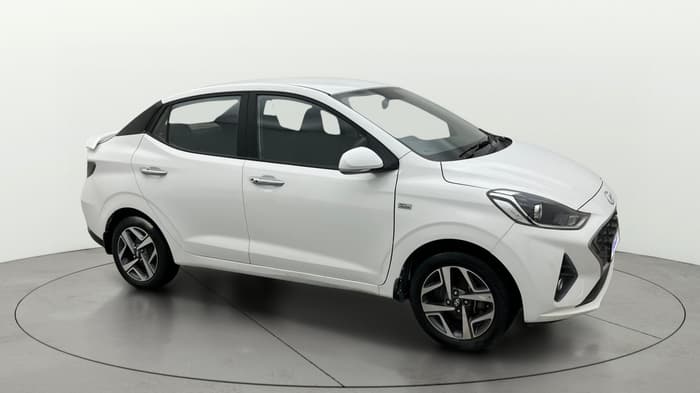 2022 Hyundai AURA SX PLUS 1.2 AMT, Petrol, Automatic, 83,101 km, Right Front Diagonal